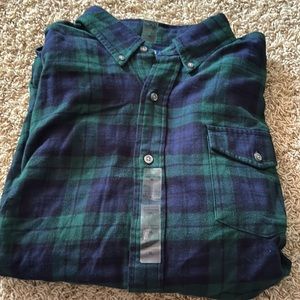 Polo Ralph Lauren- Plaid Button Front Men’s Flannel Long Sleeve Shirt- Size XL